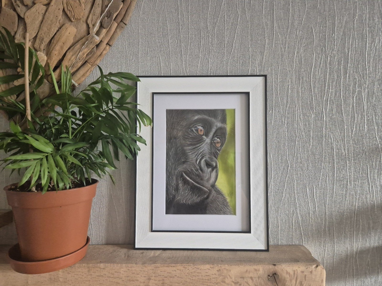 they eyes of wonder the eyes of wonder, painting of a young gorilla