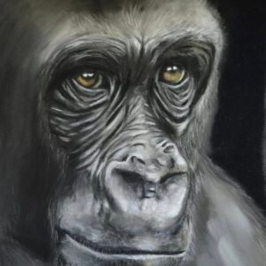 pastel moments – april gorilla workshop (abstract realism)